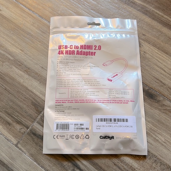 USB-C to HDMI 4K HDR Adapter - Picture 2 of 3